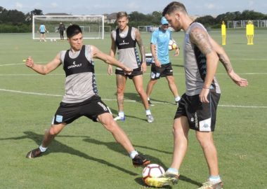 Cristaldo “Al hincha me lo tengo que ganar dentro de la cancha” - La Comu de Racing Clubo doble turno de entrenamiento - La Comu de Racing Club