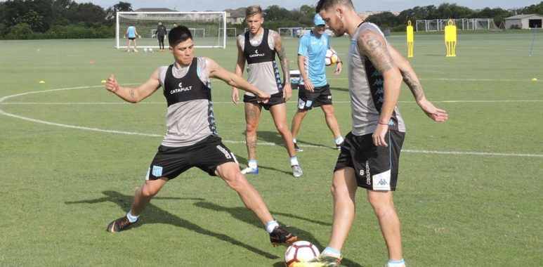 Cristaldo “Al hincha me lo tengo que ganar dentro de la cancha” - La Comu de Racing Clubo doble turno de entrenamiento - La Comu de Racing Club