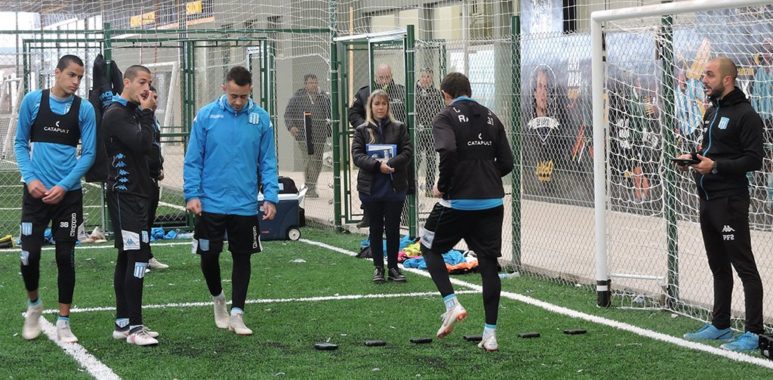 Entrenamiento bajo techo - Práctica en estación 98 - La Comu de Racing Club