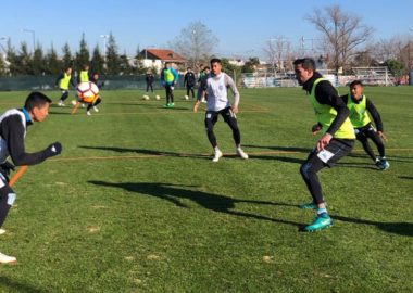 Acción en el PredioTita - Práctica en Avellaneda - La Comu de Racing Club