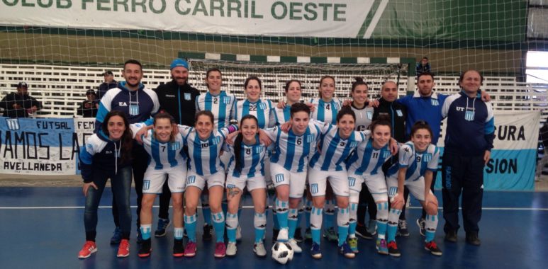 Frenético empate en Caballito - La Comu de Racing Club - Futsal femenino