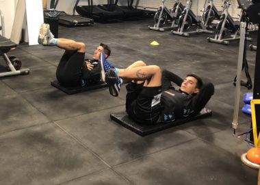 Gimnasio y regenerativo para bajar la carga - La Comu de Racing Club