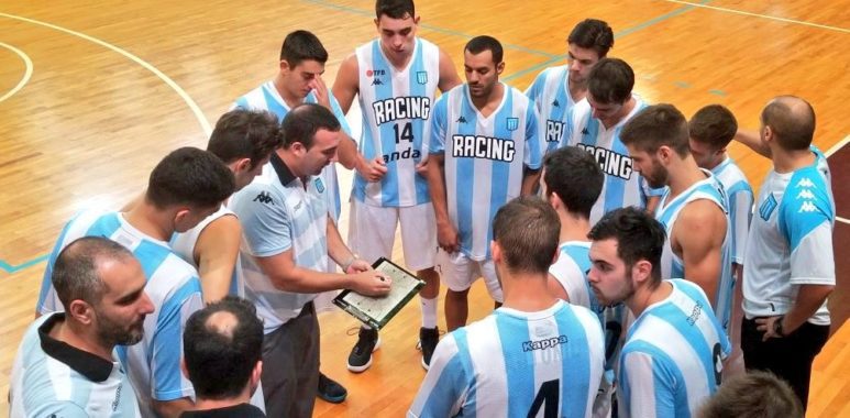 Basquet Racing Germán Intonio “las cosas no se van a dar fácil para poder ganarlo”