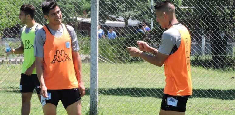 Acción en el Predio - La Comu de Racing Club - Práctica en el Predio Tita