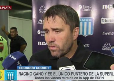 Coudet: "Nos enfocamos en nosotros, no pensamos en nada más" La Comu de Racing Club