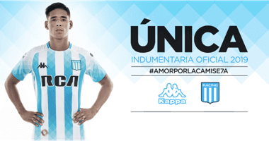 Racing Kappa lanza camisetas de Racing que honran récord ÚNICO