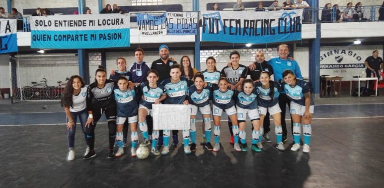 Futsal femenino Se hicieron fuertes en el sur La Comu de Racing Club