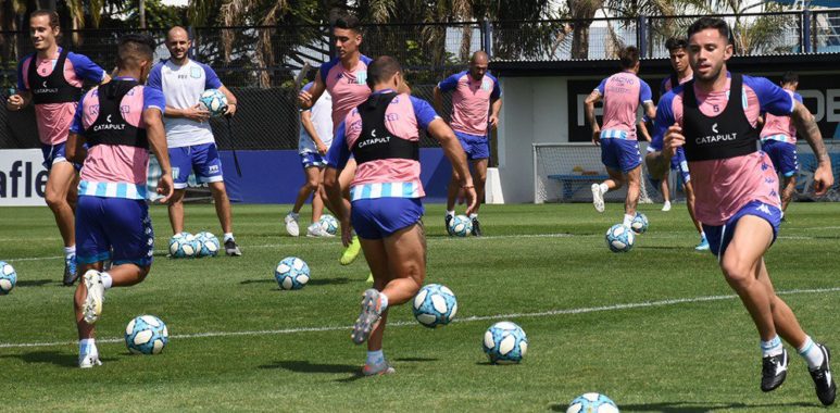 Práctica de Racing en Avellaneda