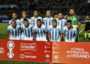 El caudillo de Racing ante Paranaense