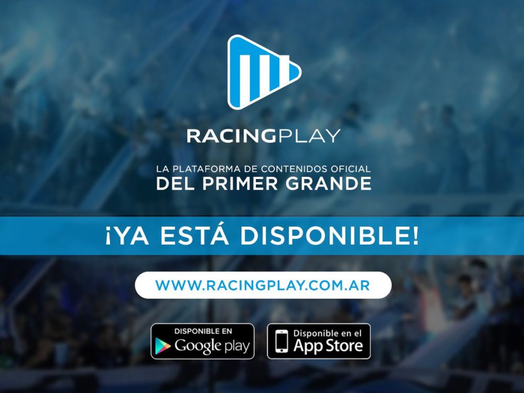 Racing Club Play una nueva plataforma digital