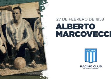 Alberto Marcovecchio, goleador de selección