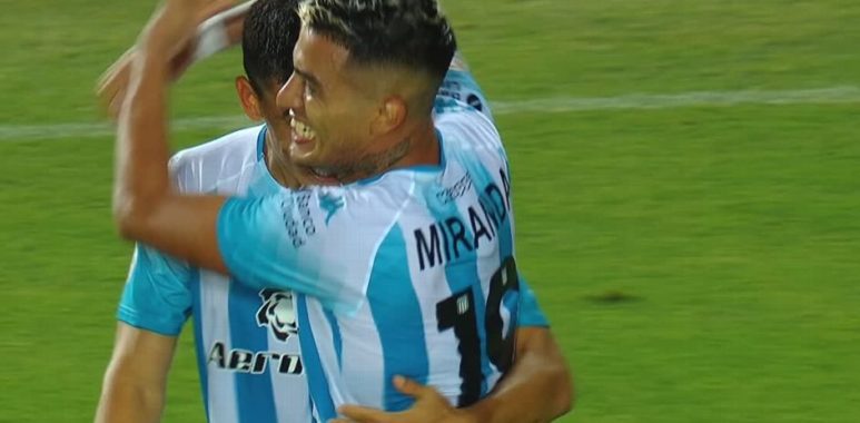 Miranda el destacado de Racing