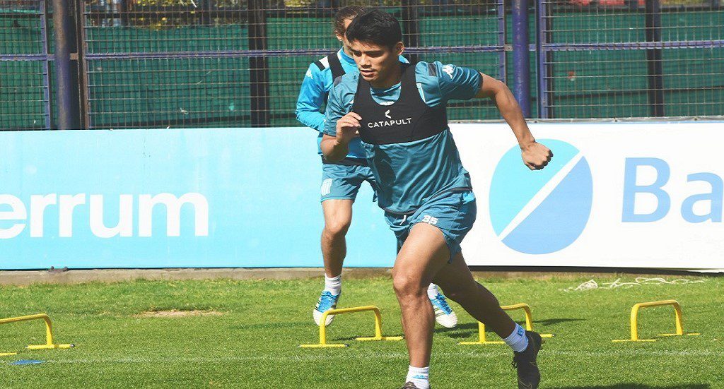 Melgarejo entrenó con Racing