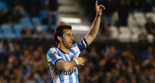 El inicio del romance entre Racing y Milito