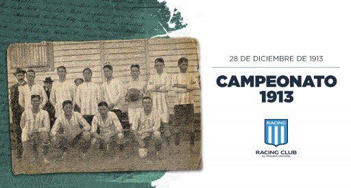 Se cumplen 107 años del primer título