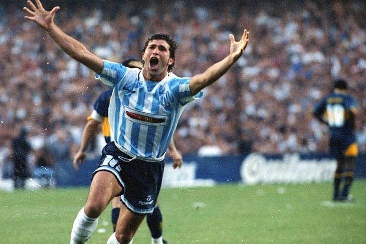 Se cumplen 25 años de la goleada de Racing a Boca