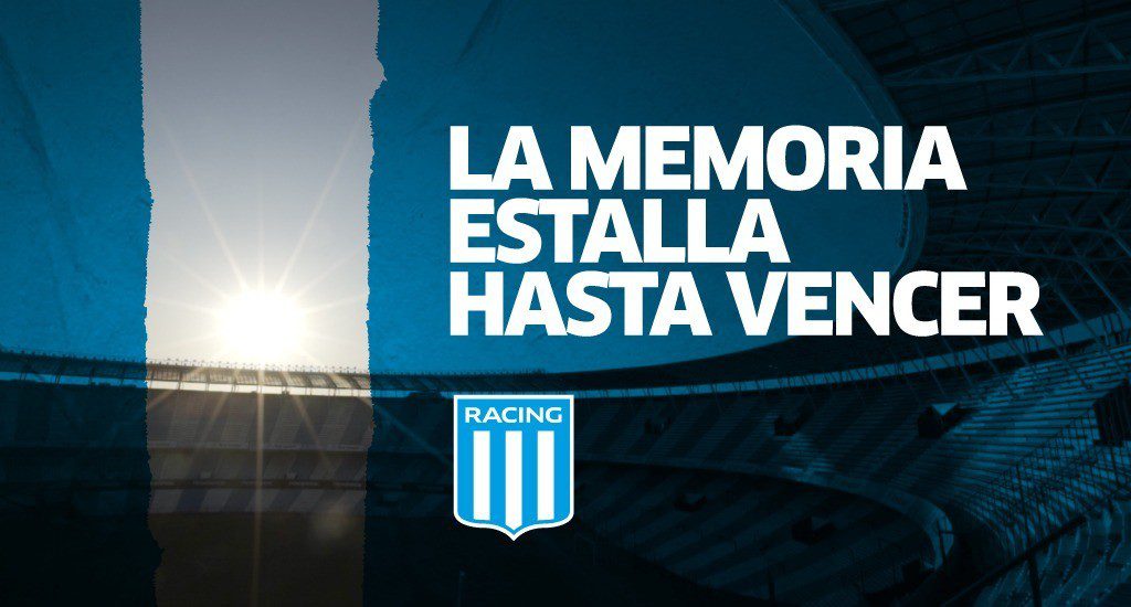 Homenaje a desaparecidos de Racing