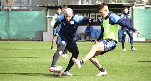 Racing volvió a entrenar con nuevo cuerpo técnico