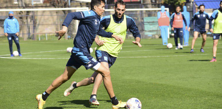 Se perfila el once de Racing para ir a la Boca