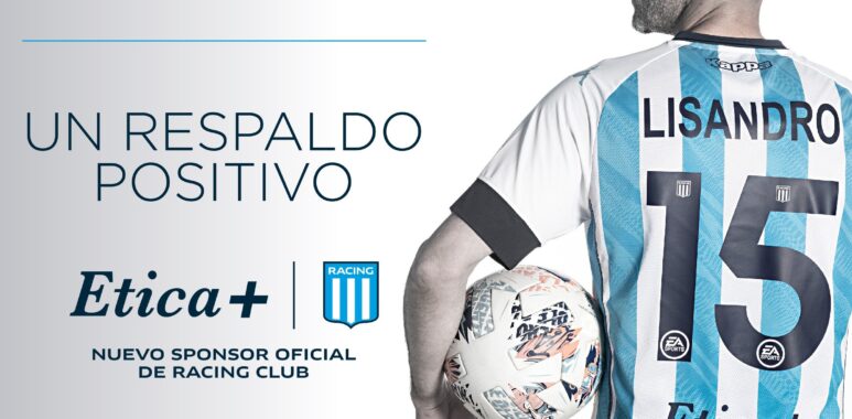 El fútbol profesional de Racing tiene nuevo sponsor