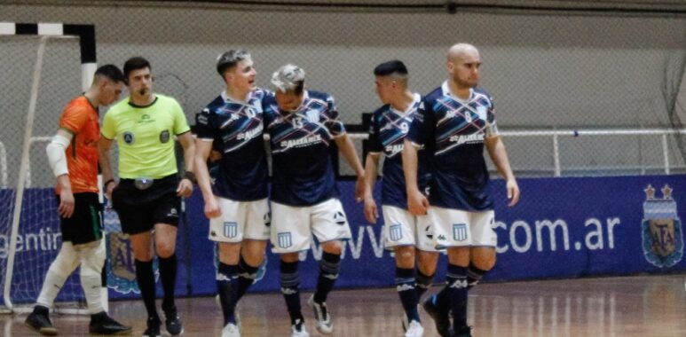 El futsal de Racing volvió al triunfo