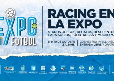 Se viene la "Expo Futbol" en Avellaneda, ciudad de Racing
