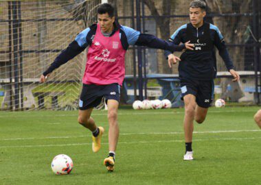 Ensayo futbolístico de Racing pensando en Estudiantes