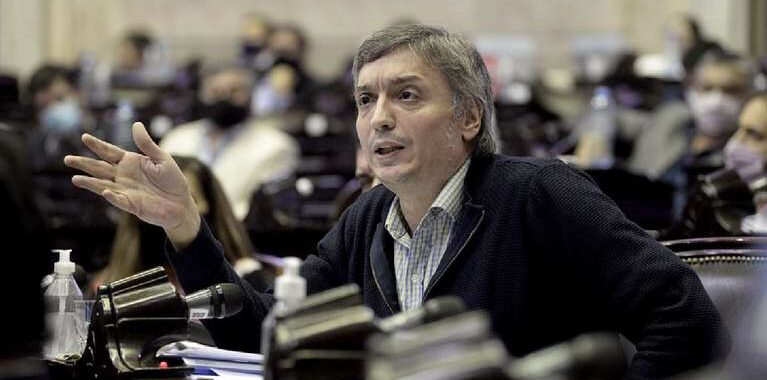 Máximo Kirchner respaldó a Víctor Blanco