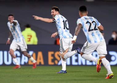 Ex Racing: De Paul y Lautaro goleadores en el triunfo de Argentina