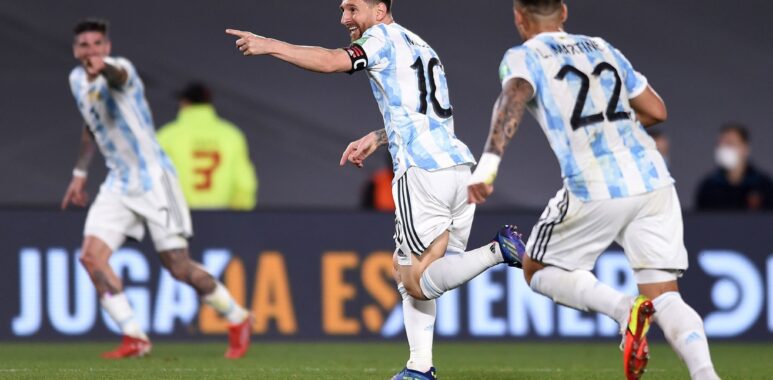 Ex Racing: De Paul y Lautaro goleadores en el triunfo de Argentina