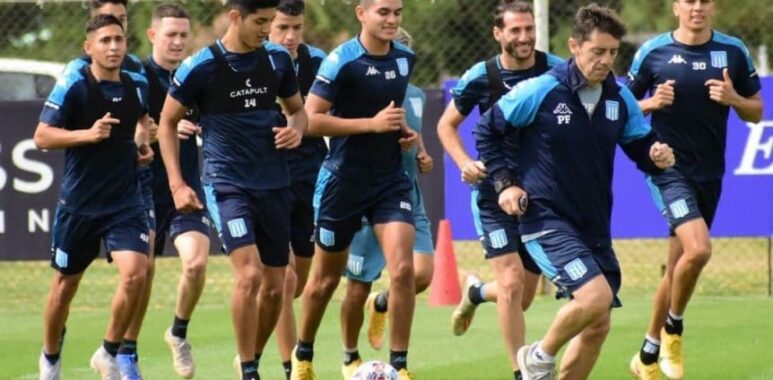 Racing arrancó la semana pensando en Colón