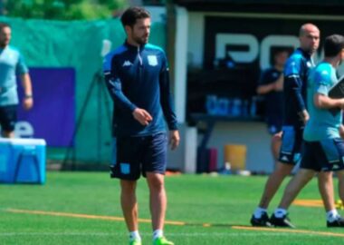 Tras el papelón Racing practicó en Avellaneda