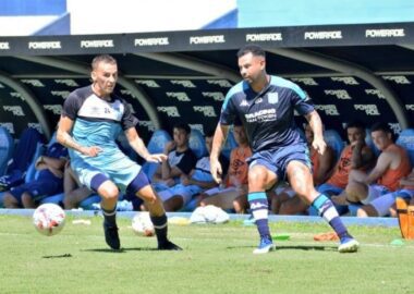 Así fue el primer gol de Cardona en Racing