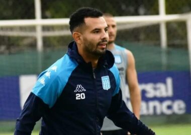 Cardona hizo fútbol en la práctica de Racing