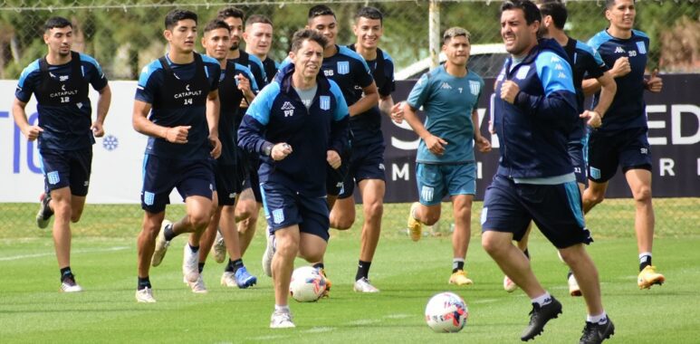 Racing practicó en Avellaneda con un nuevo refuerzo