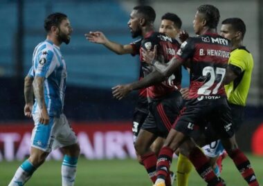 Eugenio Mena alcanzó los 100 partidos con Racing