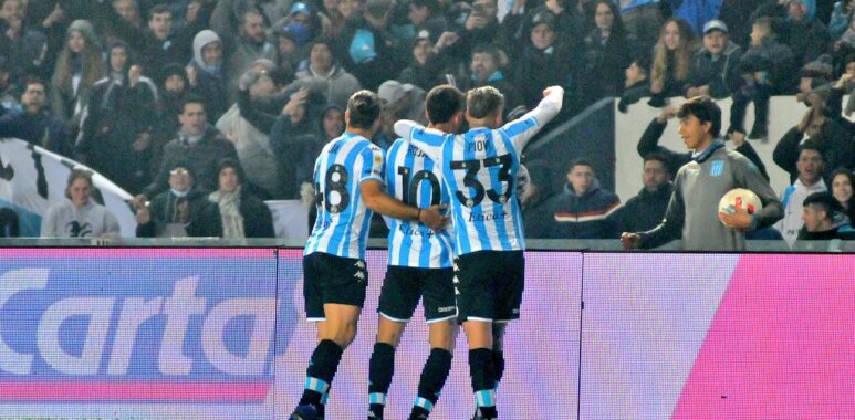 Racing le ganó a Vélez y volvió a sumar de a tres