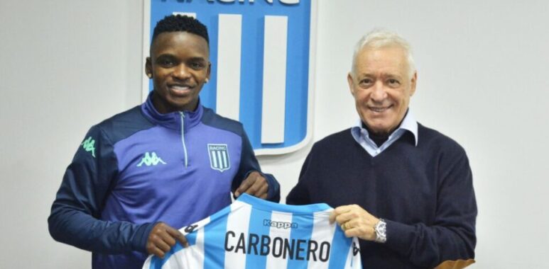 Racing presentó oficialmente a Johan Carbonero