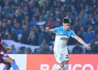 Nicolás Oroz se destacó en Racing