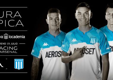 Racing presentó su nueva camiseta