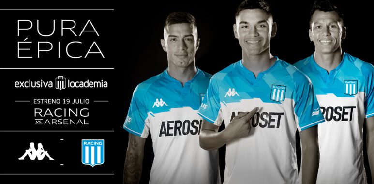 Racing presentó su nueva camiseta