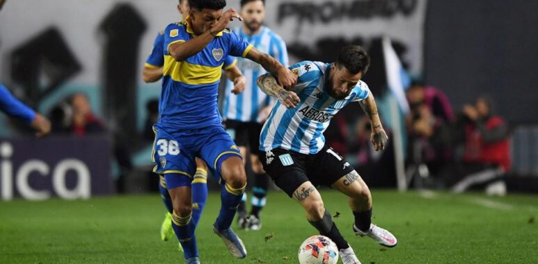 RACING ENFRENTA A BOCA POR UNA NUEVA ESTRELLA