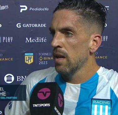 Figura: Hauche, asistencias para abrir y cerrar el partido