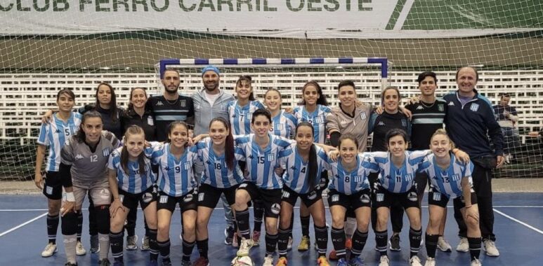 Fin de semana con empate y derrota para el futsal de Racing