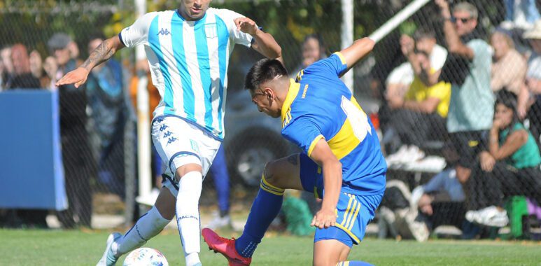 La reserva de Racing empató con Boca como local