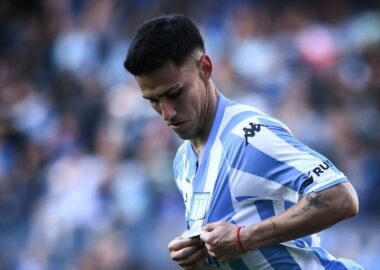 Para Matías Rojas no fue un partido más en Racing