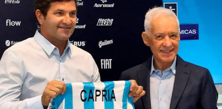Capria renunció a su cargo como mánager de Racing