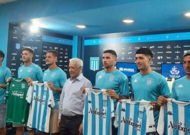 Racing presentó oficialmente a sus refuerzos