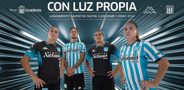 Racing presentó su nueva indumentaria para el 2024