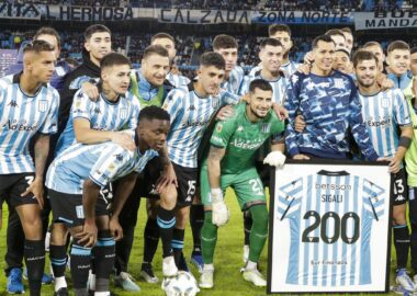 Sigali celebró sus 200 partidos jugando en Racing